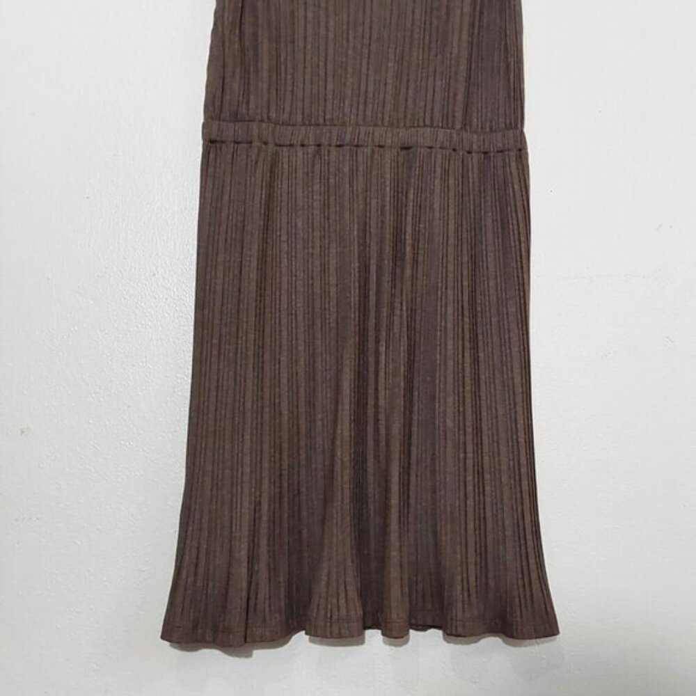 Banana Republic NWT Sleeveless V-Neck Pleated Knit Dress Work/Office/Casual - S - Picture 6 of 8